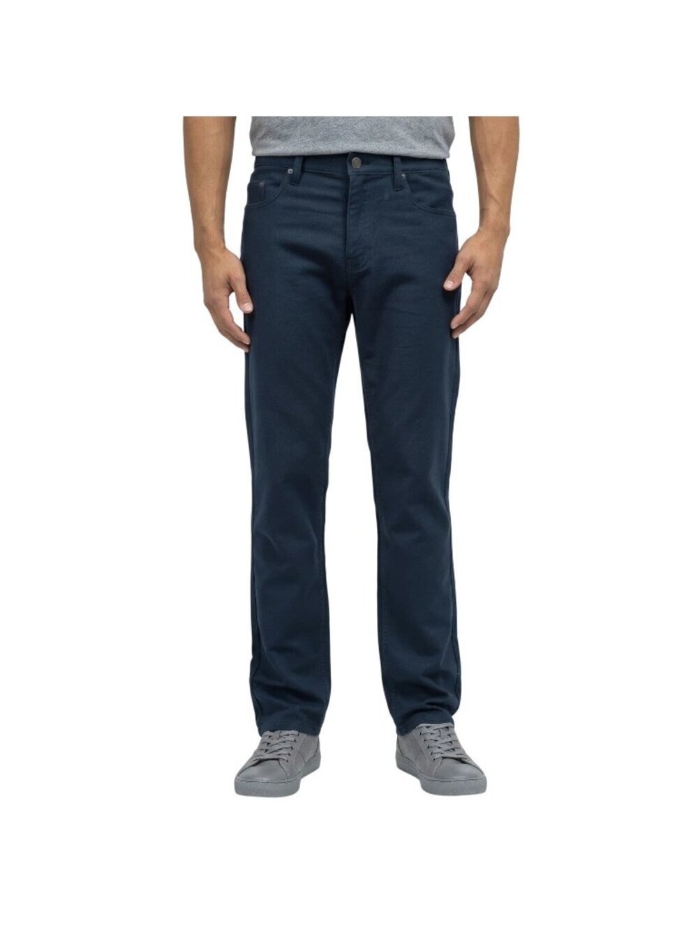 NWT Jachs Men's 36x32 Blue Straight Fit 5-Pocket Pants With Two-Way Stretch
